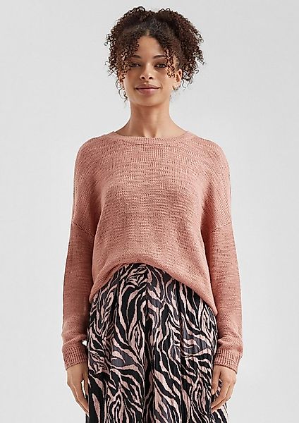 QS Longpullover Strickpullover Strickpullover mit Strukturmuster günstig online kaufen