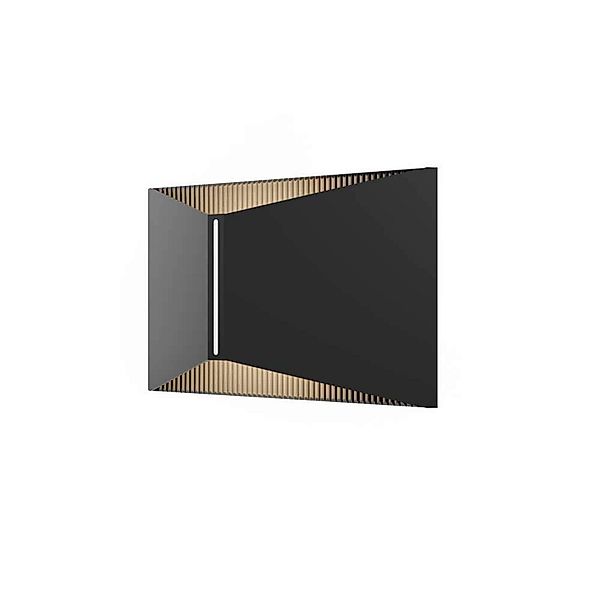LOOM DESIGN LED-Außenwandleuchte X, schwarz, IP65, Aluminium günstig online kaufen
