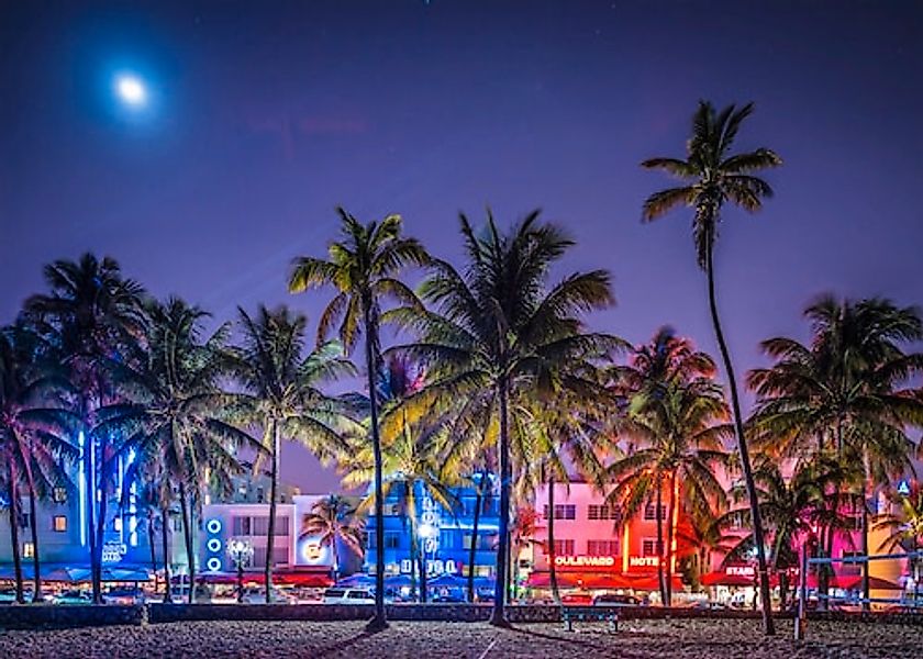 Papermoon Fototapete »South Beach Miami« günstig online kaufen