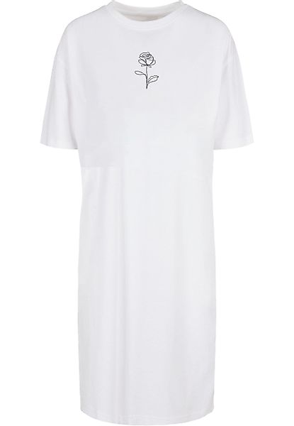 Merchcode Shirtkleid "Merchcode Damen Ladies Rose Oversized Slit Tee Dress" günstig online kaufen