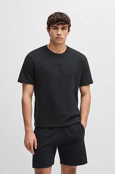 BOSS T-Shirt "David", mit großer Logostickerei günstig online kaufen