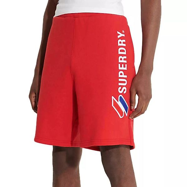 Superdry Sportstyle Applique Shorts Hosen S Risk Red günstig online kaufen