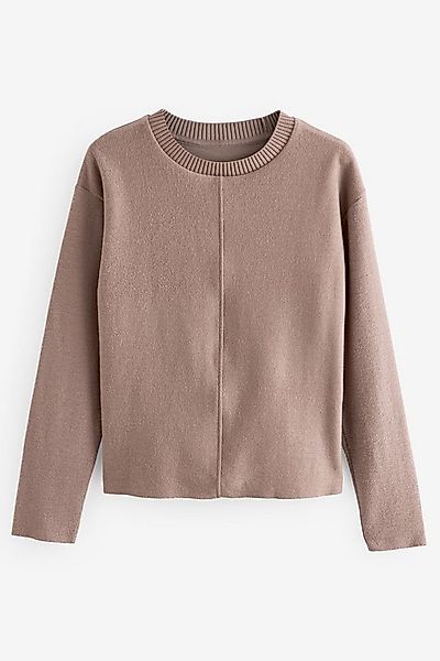 Next Rundhalspullover Weicher, gemütlicher, gerippter Rundhalspullover (1-t günstig online kaufen