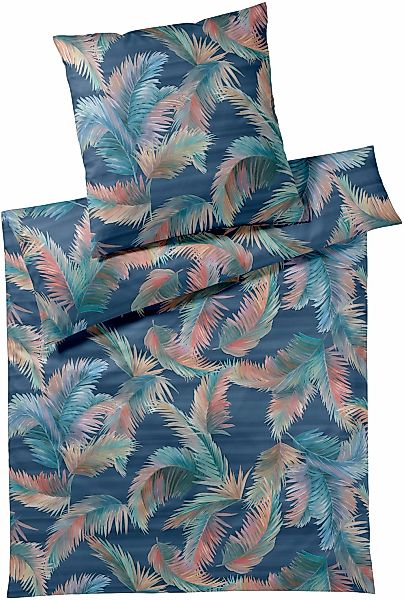 Elegante Bettwäsche "Copacabana" 2 Stk. tlg. angenehmes Hautgefühl günstig online kaufen