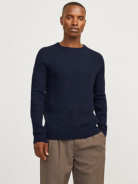 Jack & Jones Rundhalspullover JJPANNEL KNIT günstig online kaufen