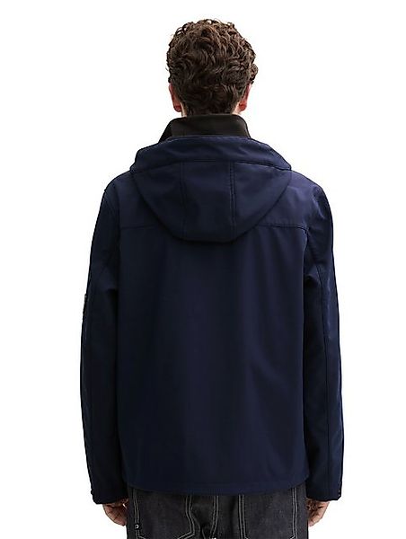 TOM TAILOR Outdoorjacke Blouson Jacke mit Kapuze im Stehkragen günstig online kaufen