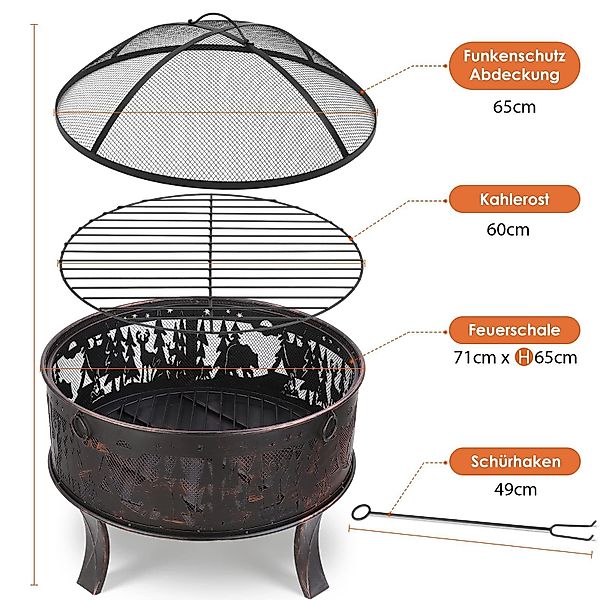 TLGREEN Feuerschale, Feuerschalen für den garten, günstig online kaufen