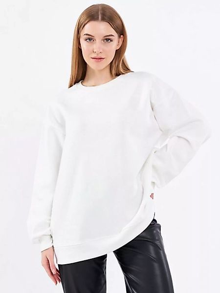 COMEOR Sweatshirt Damen Oversize Pullover Langarm Baumwolle günstig online kaufen