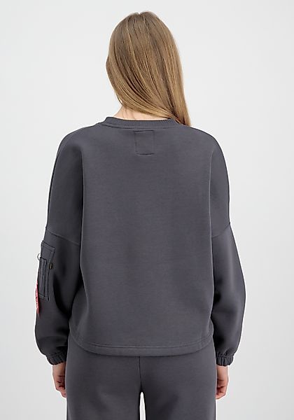 Alpha Industries Sweater "X-Fit Label OS Sweatshirt W" günstig online kaufen