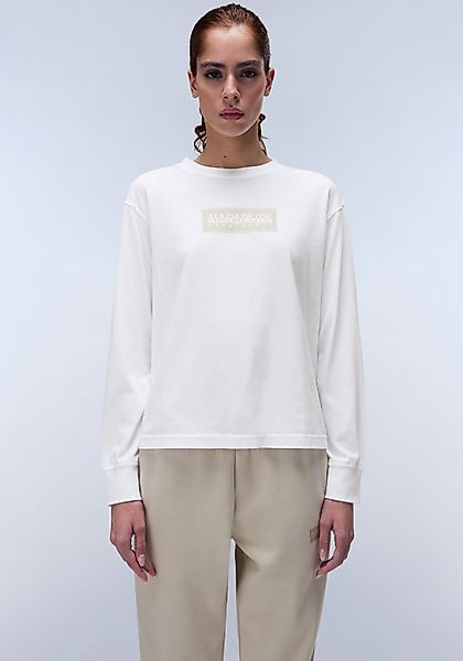 Napapijri Langarmshirt SUZE mit großem Logoprint günstig online kaufen
