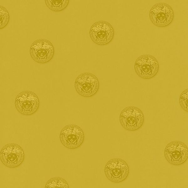 Bricoflor Medusa Tapete mit Punkte Dekor ausgefallene Neobarock Tapete in G günstig online kaufen