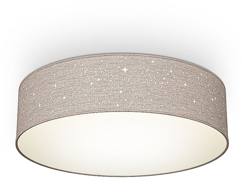 B.K.Licht LED Deckenleuchte, ohne Leuchtmittel, Warmweiß, Deckenlampe, Text günstig online kaufen