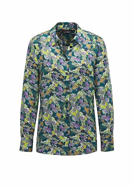 GOLDNER Hemdbluse "Kurzgröße Hemdbluse mit Druck" günstig online kaufen