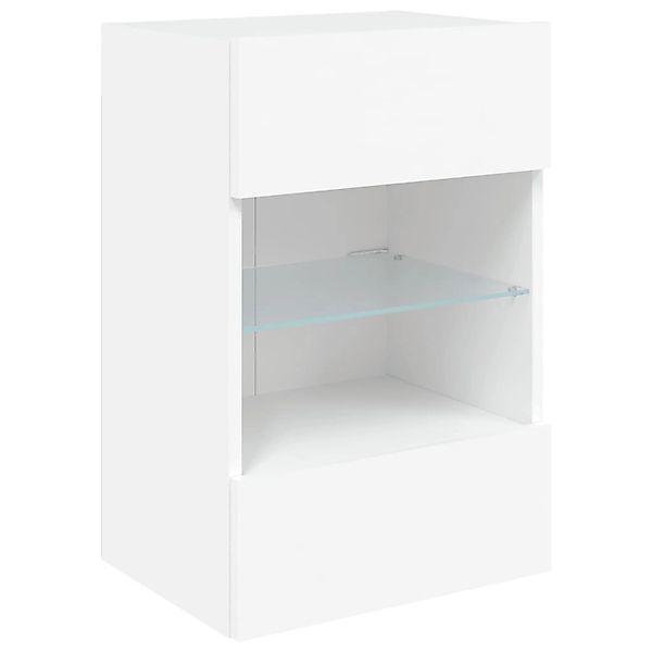vidaXL TV-Wandschrank mit LED-Leuchten Weiß 40x30x60,5 cm 837078 günstig online kaufen