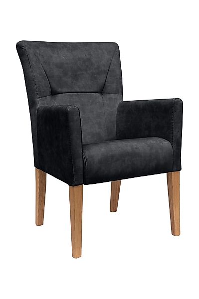 Home affaire Armlehnstuhl "King" () Esszimmerstuhl mit Knopfheftung günstig online kaufen