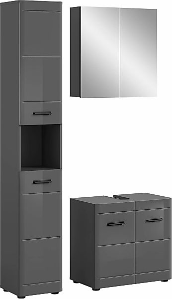 welltime Badmöbel-Set "Doux, bestehend aus: Hochschrank, Waschbeckenuntersc günstig online kaufen