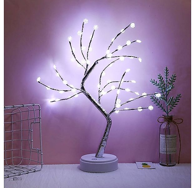 MUPOO LED Baum Künstlicher LED Bonsai Tischleuchte Dekolicht, USB-/Batterie günstig online kaufen