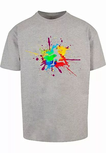 Merchcode T-Shirt Merchcode Herren Color Splash Player Heavy Oversized Tee günstig online kaufen