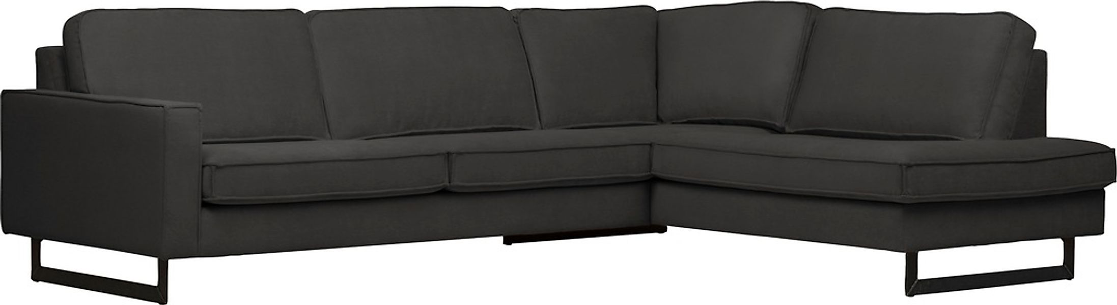 Home affaire Ecksofa "Pinto, 290 cm, Cord, Chenille, Lederoptik, Ottomane l günstig online kaufen