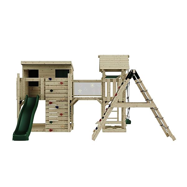 OutdoorToys Spielturm Bene mit Kinderschaukel Dunkelgrün günstig online kaufen