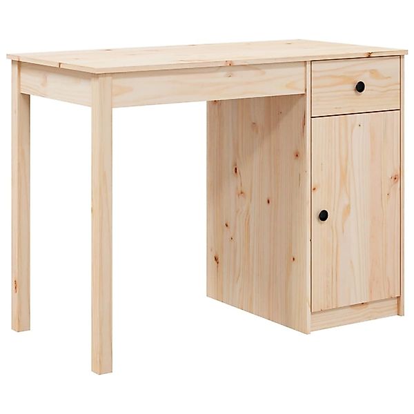 vidaXL Schreibtisch 100x50x75 cm Massivholz Kiefer 814629 günstig online kaufen