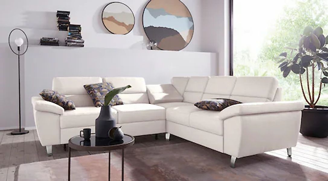 sit&more Ecksofa »Sorano L-Form« wahlweise mit Bett- und Relaxfunktion, ink günstig online kaufen