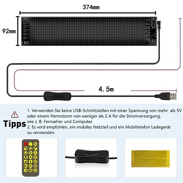 PRIISF Frontscheibenabdeckung Devil's Eye LED-Bildschirm Auto günstig online kaufen