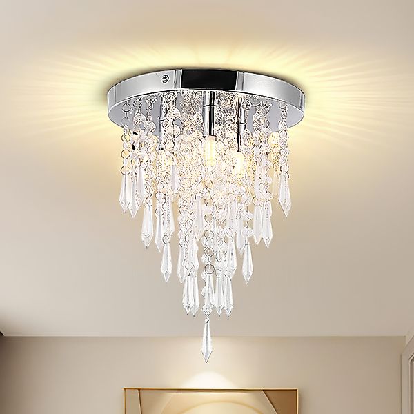 BlingBin Deckenleuchte Kronleuchter Kristall, Deckenlampe G9 günstig online kaufen