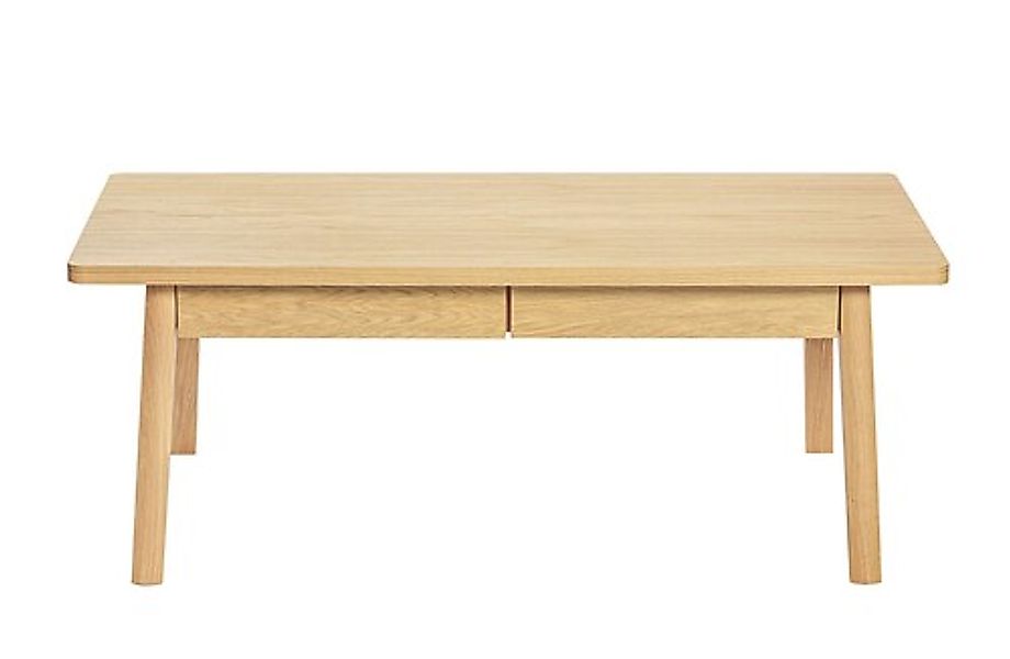 Woodman Couchtisch »Nice«, Breite 120 cm, mit 2 Schubladen, Echtholzffurnie günstig online kaufen