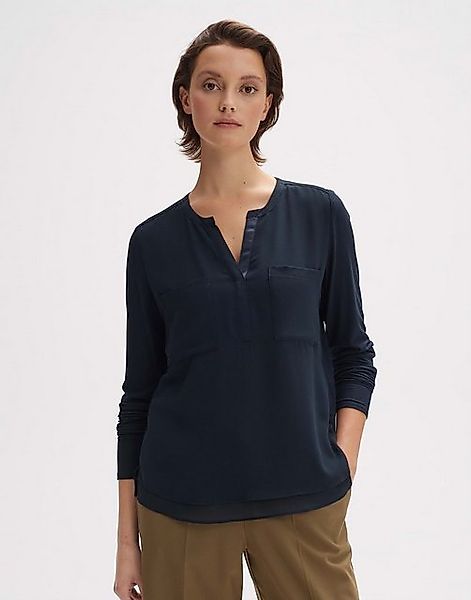 OPUS Shirtbluse Forano lockere Passform Chiffon Chiffon günstig online kaufen