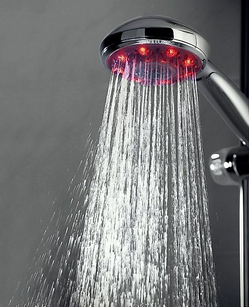 Schütte Handbrause, LED Wellness Duschkopf, 3 Strahlarten, Duschbrause mit günstig online kaufen