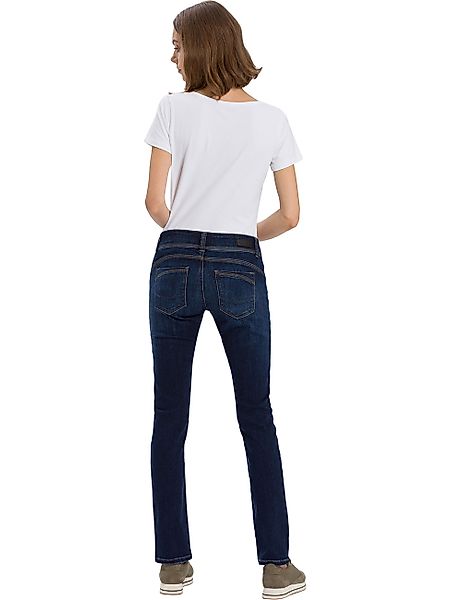 Cross Jeans Damen Jeans Loie - Regular Fit - Blau - Dark Blue günstig online kaufen