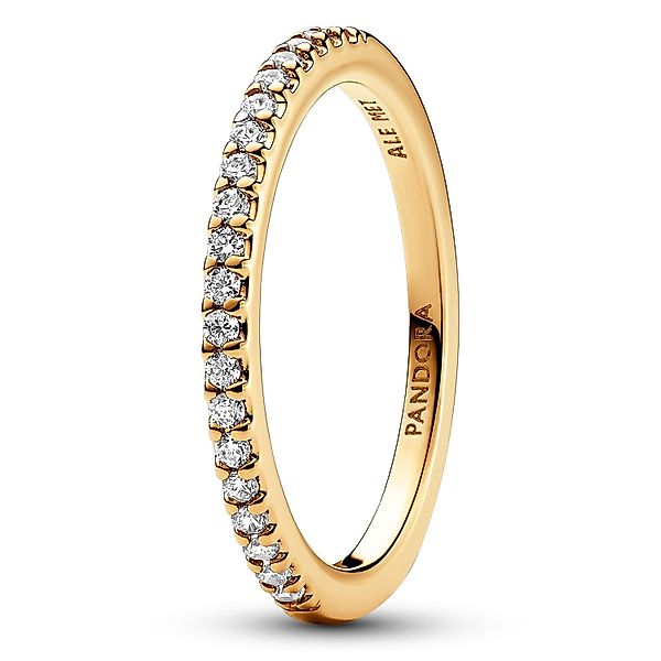 Pandora Fingerring Funkelndes Band Goldfarben günstig online kaufen