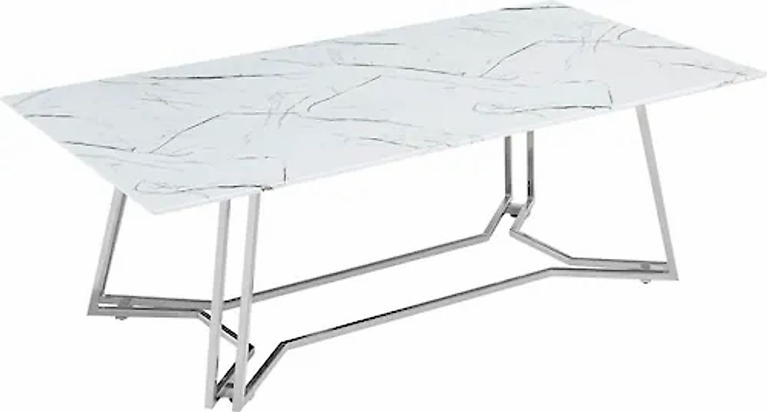 SalesFever Couchtisch, Tischplatte im Marmor-Design günstig online kaufen