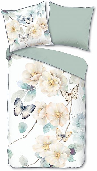 Descanso Wendebettwäsche "Adiwanya" 3 Stk. tlg. Satin, Reißverschluss, Pasp günstig online kaufen