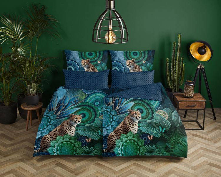 hip Wendebettwäsche "Nyah" 3 Stk. tlg. Satin, Reißverschluss, Wendeoptik, M günstig online kaufen