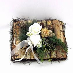 Kunstblume Grabgesteck mit Dekoration – wetterfest günstig online kaufen