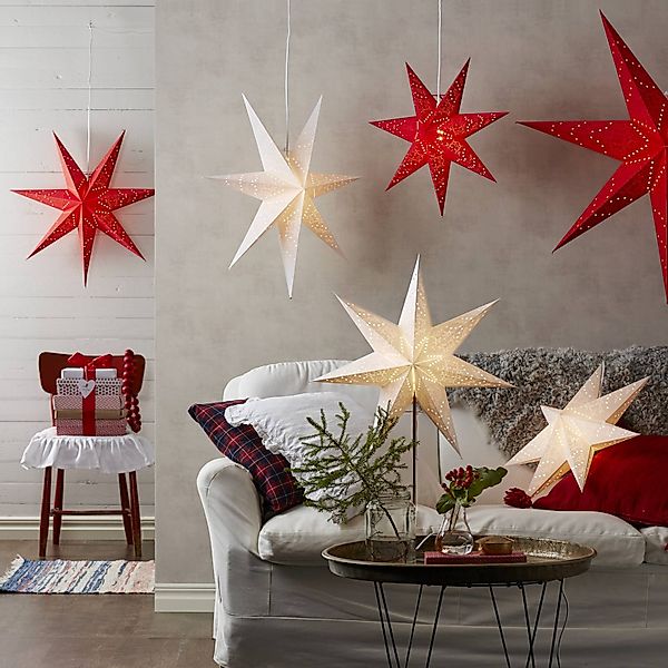 STAR TRADING LED Dekolicht Sensy, Stehlampe Weihnachtsstern Sensy 3D Papier günstig online kaufen