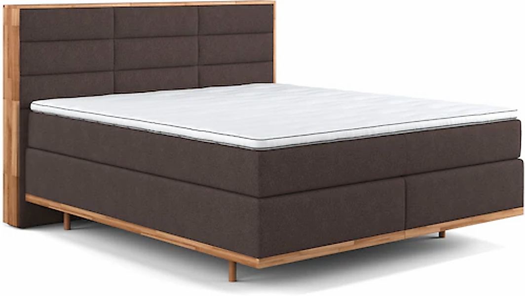 Home affaire Boxspringbett "Gribelle", Boxspringbett, Inklusive Topper günstig online kaufen