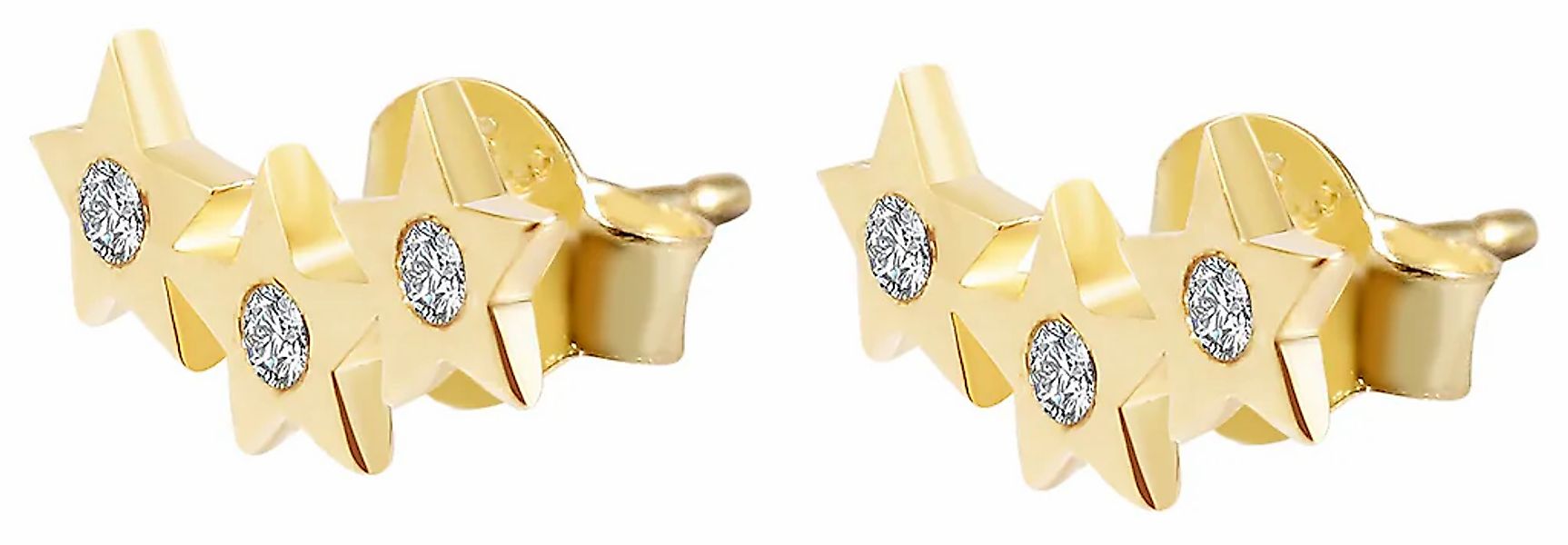 Adelia´s Paar Ohrhänger "Damen Ohrringe – Ohrstecker aus 333 Gold mit Zirko günstig online kaufen