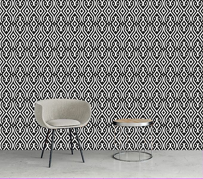 queence Vinyltapete »Joel«, Farbverlauf-bedruckt-abstrakt, 90x250cm, selbst günstig online kaufen