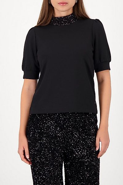 Monari Sweatshirt Sweatshirt Schmuckkragen Regular fit mit Stehkragen günstig online kaufen