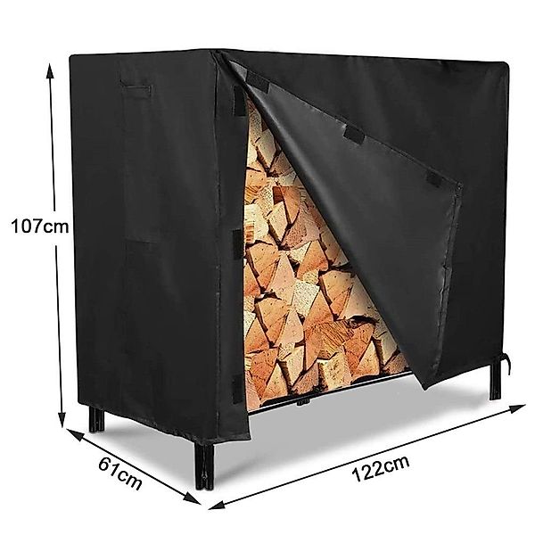 JOYOLEDER Kaminholzregal Abdeckplane Brennholzregal Holzlager Unterstand günstig online kaufen