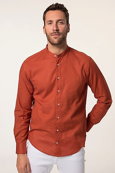 JP1880 Businesshemd Hemd Langarm Leinenmix Stehkragen günstig online kaufen
