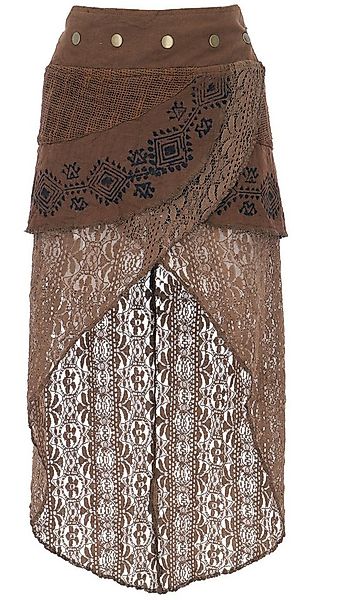 Guru-Shop Minirock Psytrance Goa Pixi Lagenrock, Wickelrock mit.. alternati günstig online kaufen