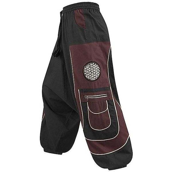 KUNST UND MAGIE Haremshose Cargohose Hippie Haremshose Goa Hose Lebensblume günstig online kaufen