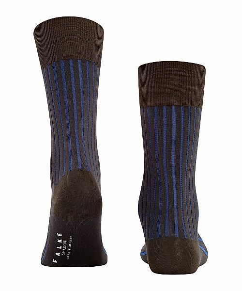 FALKE Shadow Herren Socken, 45-46, Braun, Rippe, Baumwolle, 14648-593306 günstig online kaufen