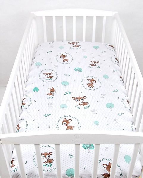 BabyLux Spannbettlaken BABYLUX SPANNBETTLAKEN 60x120 cm Spannbetttuch Baumw günstig online kaufen