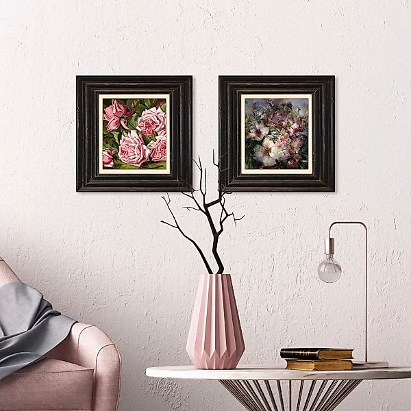 queence Leinwandbild "Blumen", Kunst-Blumen-Blumenbilder-Stillleben-Garten- günstig online kaufen