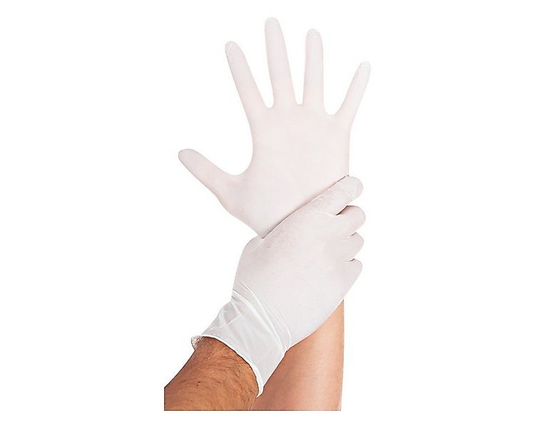 Franz Mensch Nitril-Handschuhe Hygostar "Safe Light", Weiß, 100 Stück öl- u günstig online kaufen